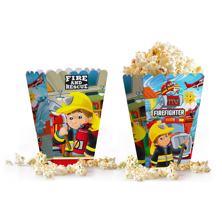 Popcorn Kutusu 8li -Firefighters- Popcorn Kutusu 8li -Firefighters-