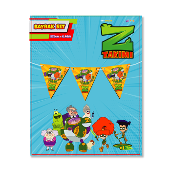 Z Takımı Üçgen Bayrak Set Z Takımı Üçgen Bayrak Set