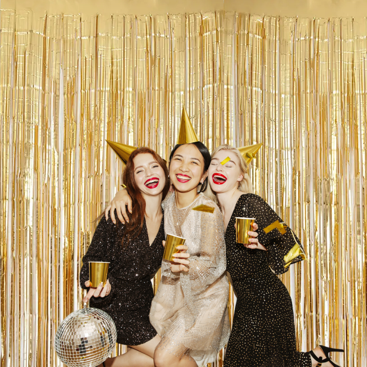 Pearlize Arka Fon 100x200cm -Altın- Pearlize Arka Fon 100x200cm -Altın-