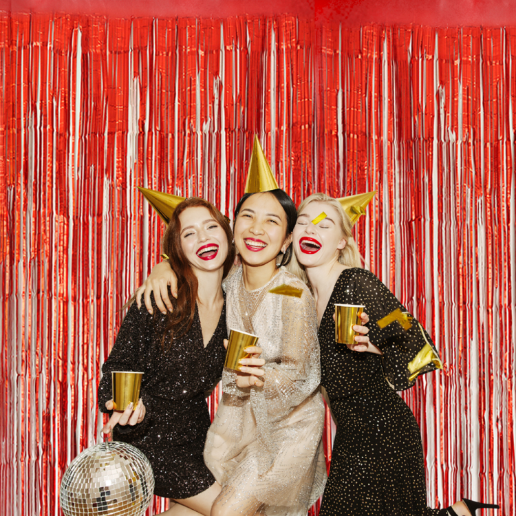 Pearlize Arka Fon 100x200cm -Kırmızı- Pearlize Arka Fon 100x200cm -Kırmızı-