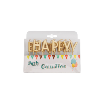 Happy Birthday Set Mum -Metalik Altın- Happy Birthday Set Mum -Metalik Altın-