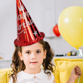 Simli Happy Birthday Şapka Simli Happy Birthday Şapka