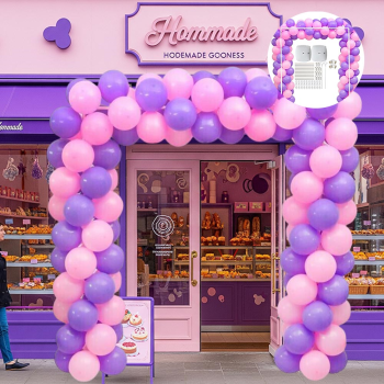 Balon Standı 210x210cm -Kare Ark- Balon Standı 210x210cm -Kare Ark-