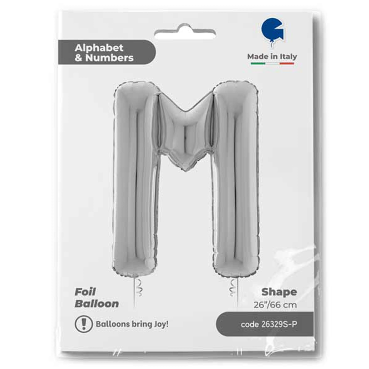 26 Grabo Harf Folyo Balon Gümüş -M- 26 Grabo Harf Folyo Balon Gümüş -M-