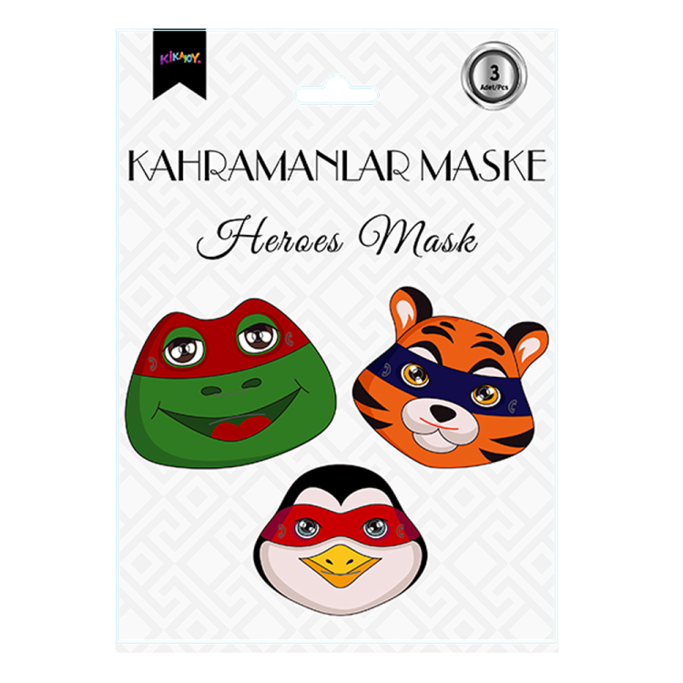 Kahramanlar Karton Maske Kahramanlar Karton Maske