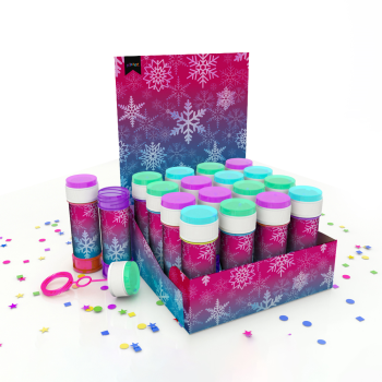 Köpük Balon Stantlı 36lı -Snowflakes-