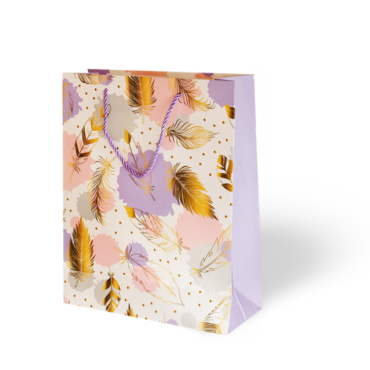 26x32 Lüks Karton Çanta Varak Baskılı -Yaprak Temalı- 26x32 Lüks Karton Çanta Varak Baskılı -Yaprak Temalı-