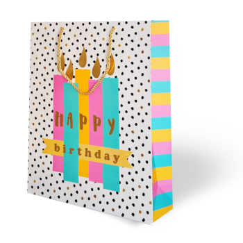 26x32 Lüks Karton Çanta Varak Baskılı -D. Günü Temalı- 26x32 Lüks Karton Çanta Varak Baskılı -D. Günü Temalı-