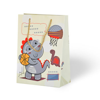 18x24 Lüks Karton Çanta Varak Baskılı -DinoTemalı- 18x24 Lüks Karton Çanta Varak Baskılı -DinoTemalı-