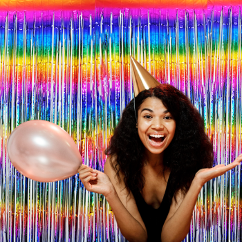 Metalize Arka Fon 100x200cm -Rainbow- Metalize Arka Fon 100x200cm -Rainbow-