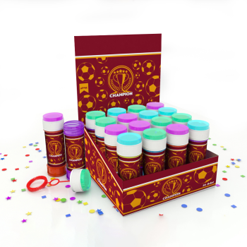 Köpük Balon Stantlı 36lı -Champion Sarı Kırmızı-