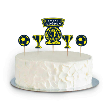 Pasta Süsü -Champion Sarı Lacivert- Pasta Süsü -Champion Sarı Lacivert-