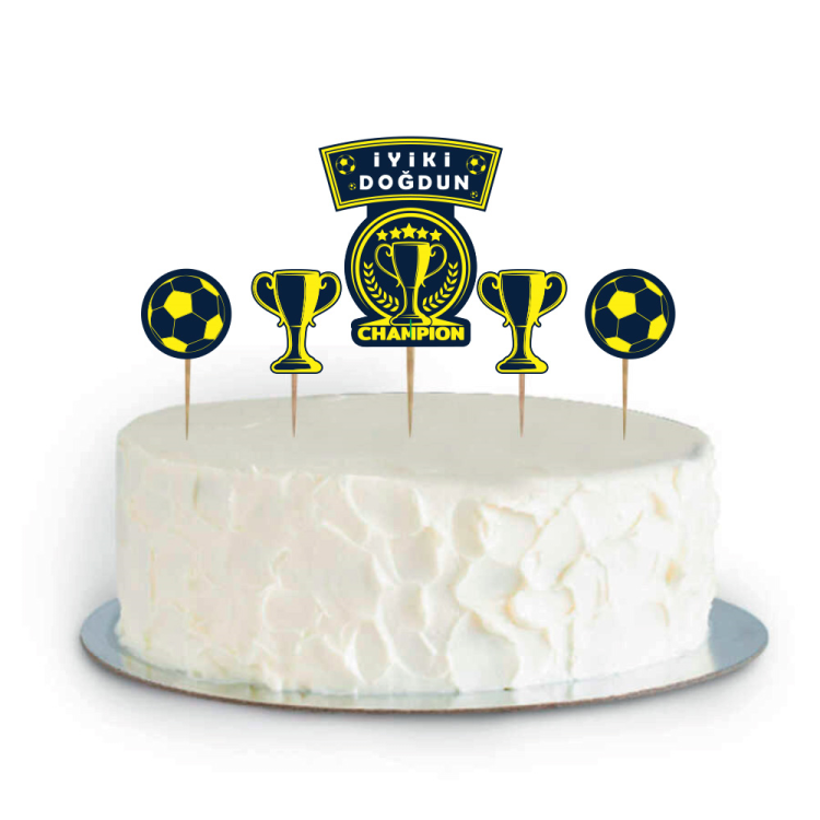 Pasta Süsü -Champion Sarı Lacivert-