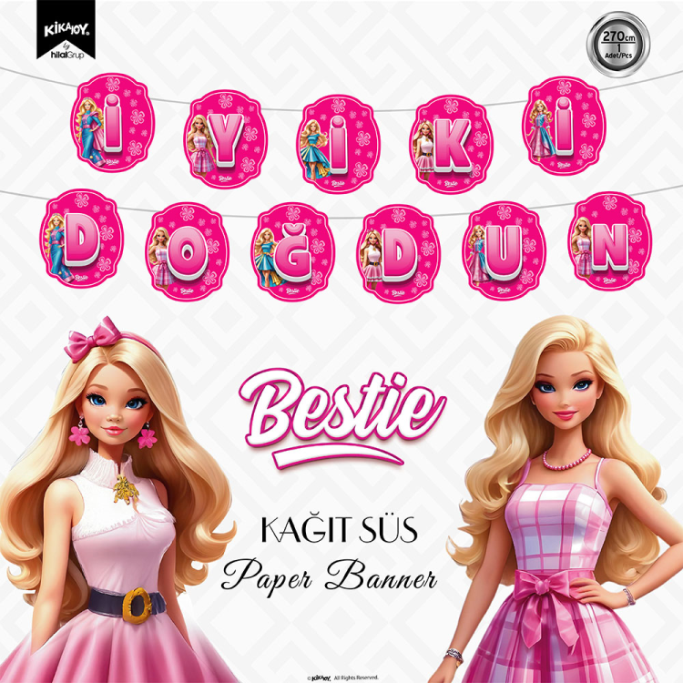 İyi ki Doğdun Harf Afiş -Bestie- İyi ki Doğdun Harf Afiş -Bestie-