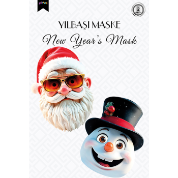 Yılbaşı Maske Seti 2'li Yılbaşı Maske Seti 2'li