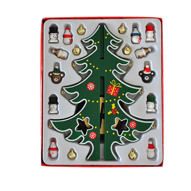 Yılbaşı Ahşap Dekor 24cm -Çam Ağacı Yeşil- Yılbaşı Ahşap Dekor 24cm -Çam Ağacı Yeşil-