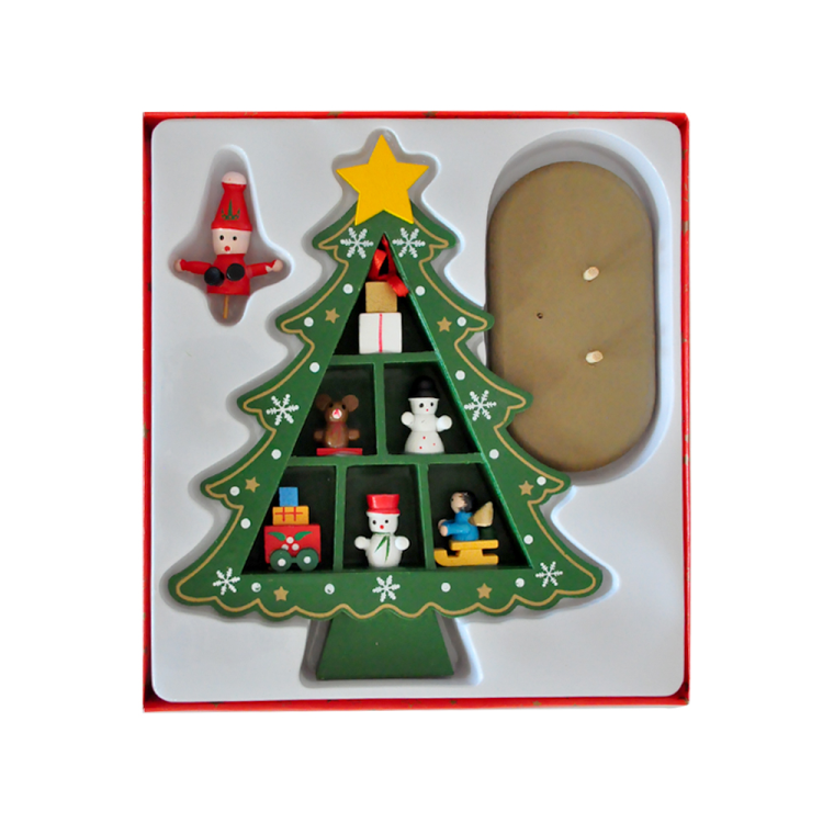 Yılbaşı Ahşap Dekor 18cm -Çam Ağacı Yeşil- Yılbaşı Ahşap Dekor 18cm -Çam Ağacı Yeşil-