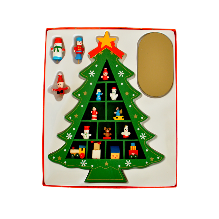 Yılbaşı Ahşap Dekor 29cm -Çam Ağacı Yeşil- Yılbaşı Ahşap Dekor 29cm -Çam Ağacı Yeşil-