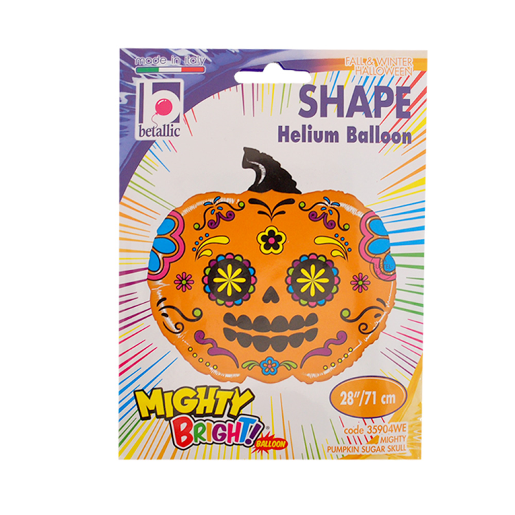 28 Grabo Folyo Balon -Mighty Pumpkin Sugar Skull- 28 Grabo Folyo Balon -Mighty Pumpkin Sugar Skull-