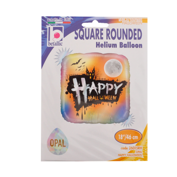 18" Grabo Folyo Balon -Opal Happy Halloween- 18" Grabo Folyo Balon -Opal Happy Halloween-