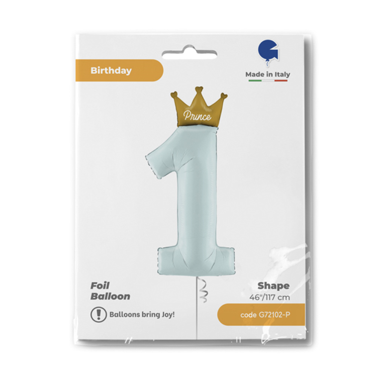 46 Grabo Folyo Balon -My 1st Birthday Prince- 46 Grabo Folyo Balon -My 1st Birthday Prince-