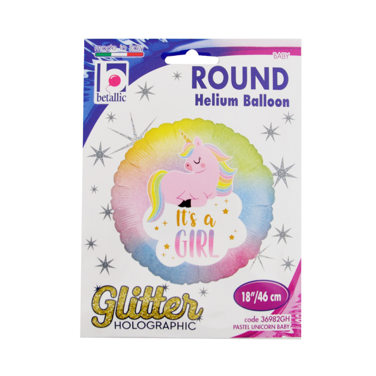 18 Grabo Folyo Balon -Pastel Unicorn Baby- 18 Grabo Folyo Balon -Pastel Unicorn Baby-