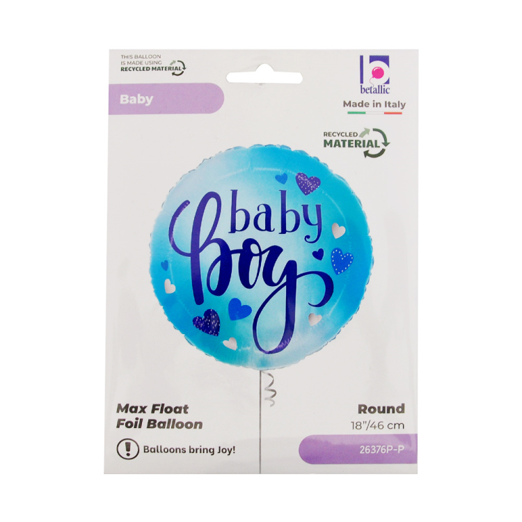 18 Grabo Folyo Balon - Baby Boy Blue Hearts- 18 Grabo Folyo Balon - Baby Boy Blue Hearts-