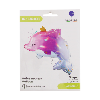 27" Grabo Folyo Balon -Glowy Dolphin- 27" Grabo Folyo Balon -Glowy Dolphin-