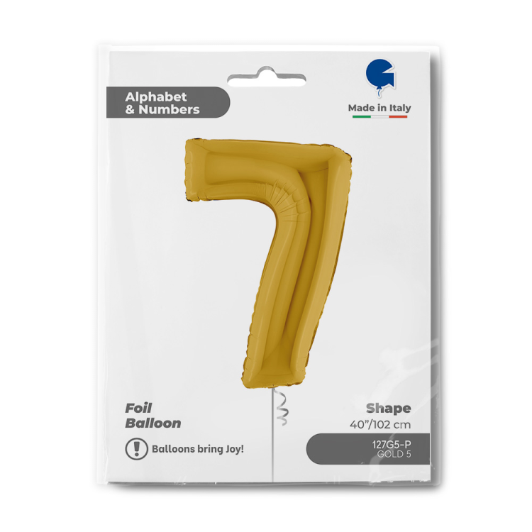 40 Grabo Rakam Folyo Balon Altın -7- 40 Grabo Rakam Folyo Balon Altın -7-