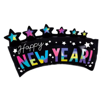 Folyo Balon 70cm New Year Pano -XTS_YX171- Folyo Balon 70cm New Year Pano -XTS_YX171-