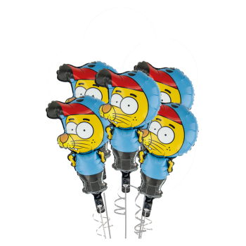 Kral Şakir Folyo Balon 14" Eko Paket 5li