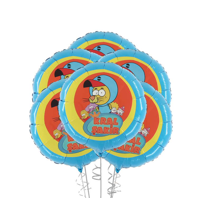 18 Kral Şakir Folyo Balon Eko Paket 5li 18 Kral Şakir Folyo Balon Eko Paket 5li