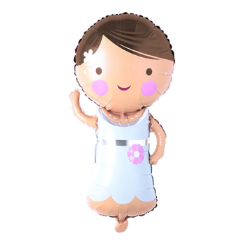 Folyo Balon Gelin Şekilli 45x86cm -BLN214- Folyo Balon Gelin Şekilli 45x86cm -BLN214-