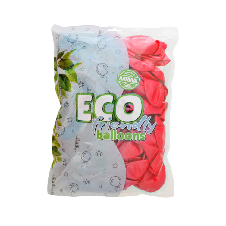 12 Eco Metalik Balon 100lü -Kırmızı- 12 Eco Metalik Balon 100lü -Kırmızı-