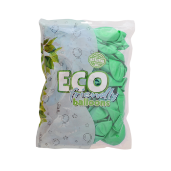 12" Eco Metalik Balon 100lü -Açık Yeşil- 12" Eco Metalik Balon 100lü -Açık Yeşil-
