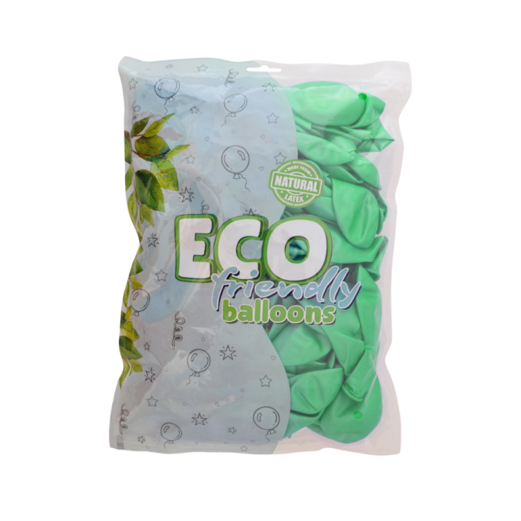 12 Eco Metalik Balon 100lü -Açık Yeşil- 12 Eco Metalik Balon 100lü -Açık Yeşil-