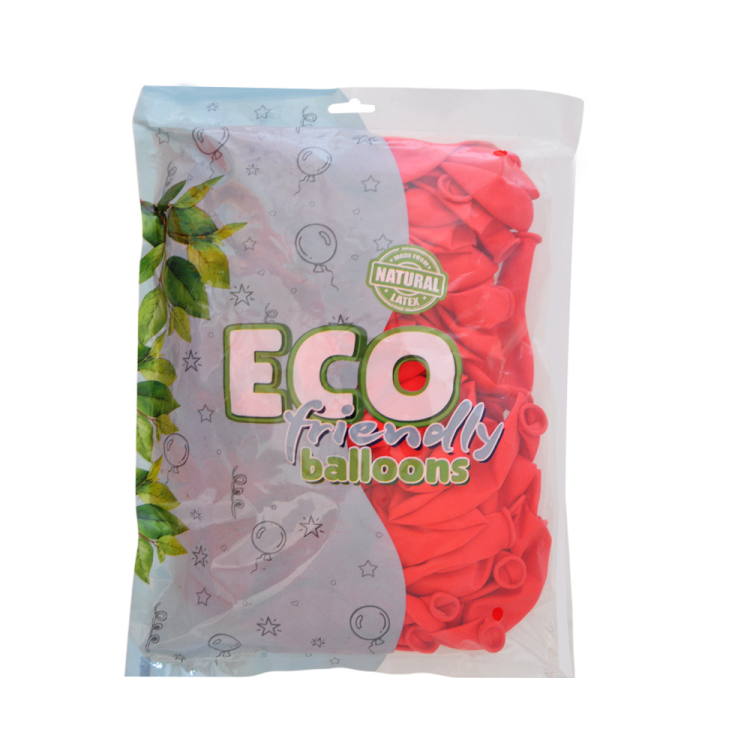 12 Eco Pastel Balon 100lü -Kırmızı- 12 Eco Pastel Balon 100lü -Kırmızı-