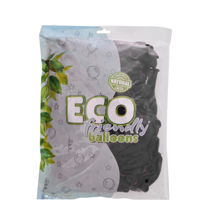 12 Eco Pastel Balon 100lü -Siyah- 12 Eco Pastel Balon 100lü -Siyah-