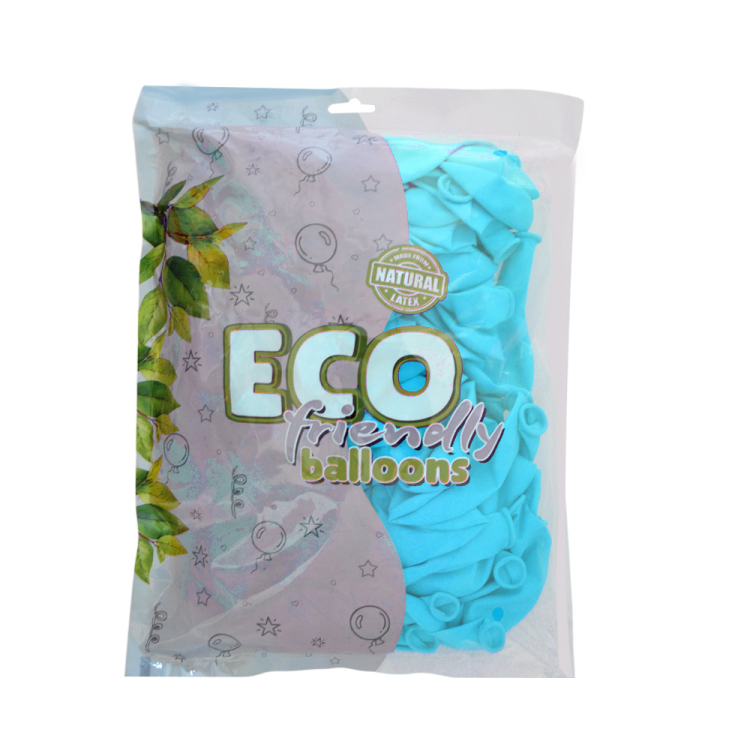12 Eco Pastel Balon 100lü -Açık Mavi- 12 Eco Pastel Balon 100lü -Açık Mavi-