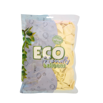 12" Eco Makaron Balon 100lü -Sarı- 12" Eco Makaron Balon 100lü -Sarı-