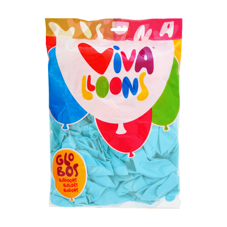 12 Vivaloons Makaron Balon 100lü -Mavi- 12 Vivaloons Makaron Balon 100lü -Mavi-