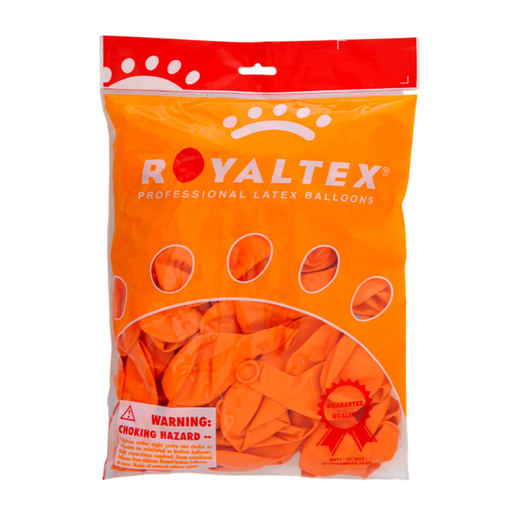 12 Royaltex Pastel Balon 100lü -Turuncu- 12 Royaltex Pastel Balon 100lü -Turuncu-