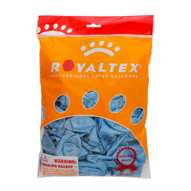 12 Royaltex Krom Balon 50li -Açık Mavi- 12 Royaltex Krom Balon 50li -Açık Mavi-