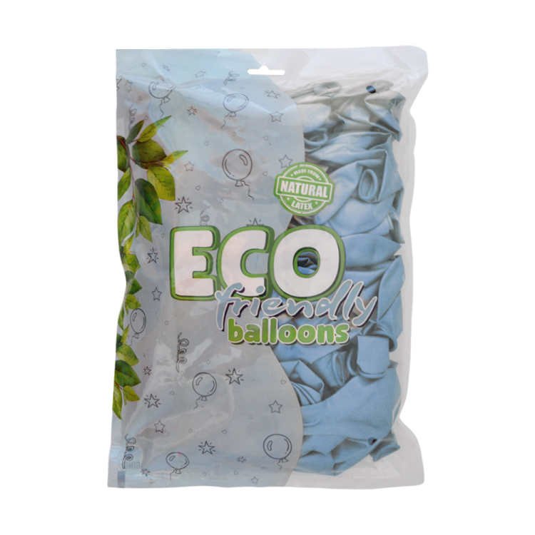 12 Eco Krom Balon 100lü -Açık Mavi- 12 Eco Krom Balon 100lü -Açık Mavi-