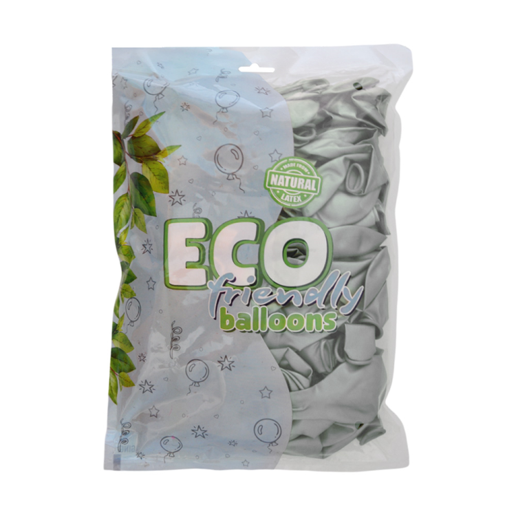 12 Eco Krom Balon 100lü -Gümüş- 12 Eco Krom Balon 100lü -Gümüş-