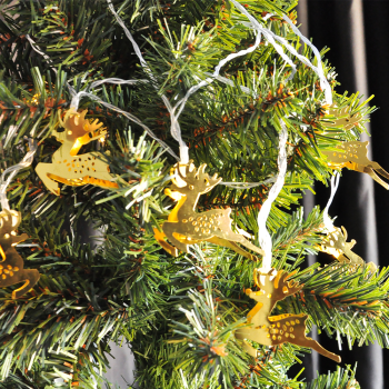 Yılbaşı Pilli Figürlü Led Işık 3mt -Geyik- Yılbaşı Pilli Figürlü Led Işık 3mt -Geyik-