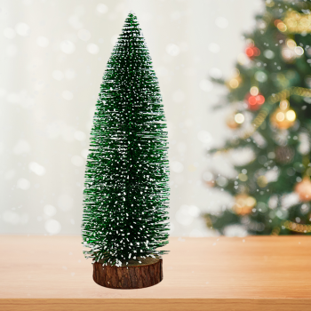 30cm Simli Dekor Çam -Yeşil- 30cm Simli Dekor Çam -Yeşil-