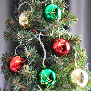 Yılbaşı Pilli Figürlü Led Işık 3mt -Karışık- Yılbaşı Pilli Figürlü Led Işık 3mt -Karışık-