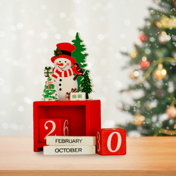 Yılbaşı Dekoru -Ahşap Kardan Adam Takvim- Yılbaşı Dekoru -Ahşap Kardan Adam Takvim-