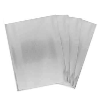 Metalize Tabaka Tekrenk 100lü 70x100 -Gümüş- Metalize Tabaka Tekrenk 100lü 70x100 -Gümüş-